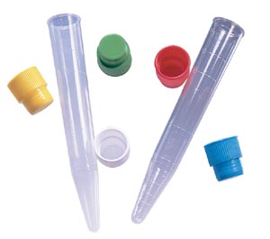 Tubes Centrifuge Conical Bottom Plain 17 X 120 mm 15 mL Without Color Coding Without Closure Polystyrene Tube (caps not included) (100/BX 10BXS/CS) by Simport Plastics  ID T408